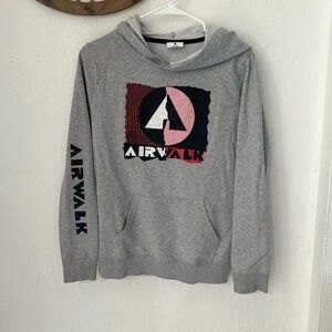 Airwalk Youth Large Gray Pullover Hoodie